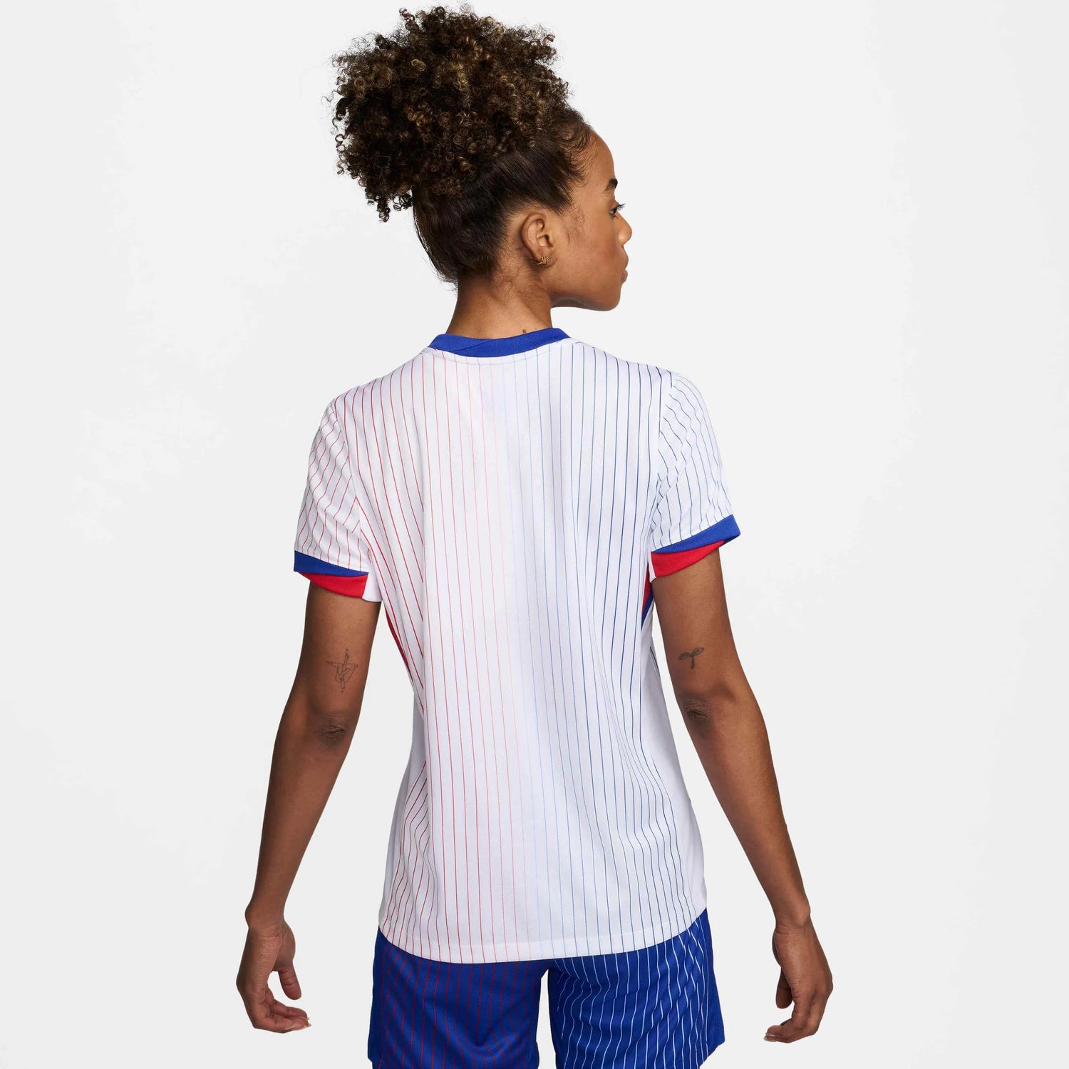 Nike 20024-25 France Women's Stadium Away Jersey (Model - Back)