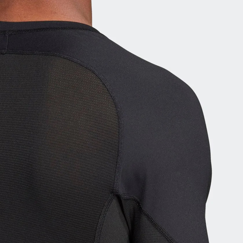 adidas Alphaskin  SS Compression Shirt-Black