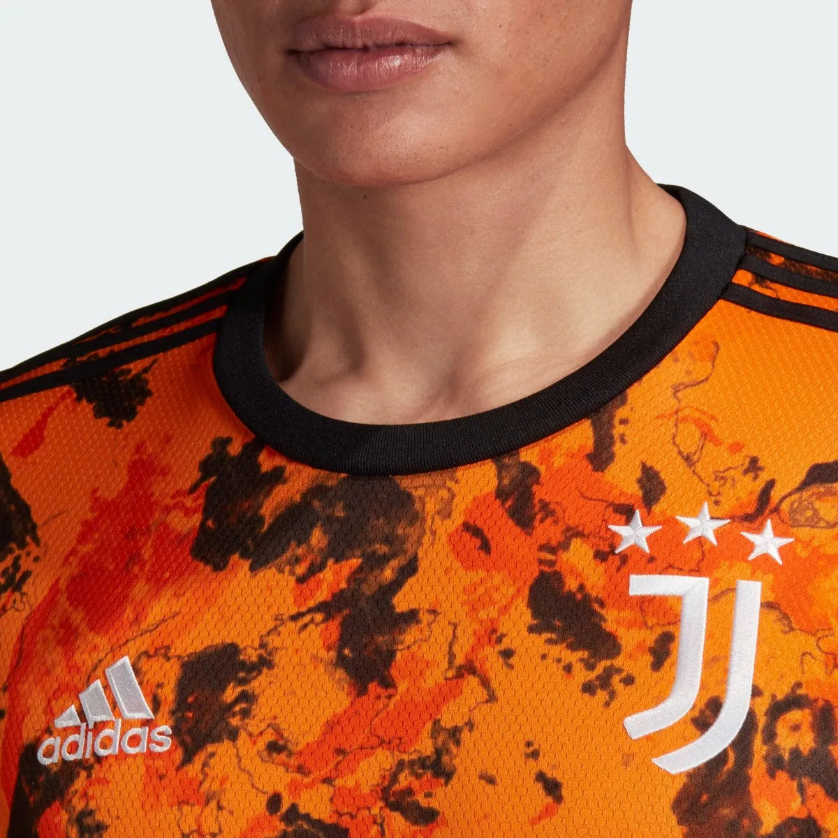 Adidas 2020-21 Juventus Third Jersey - Orange-Black