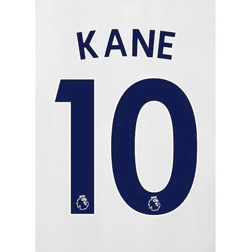 Tottenham 2018/19 Home Kane #10 Jersey Name Set