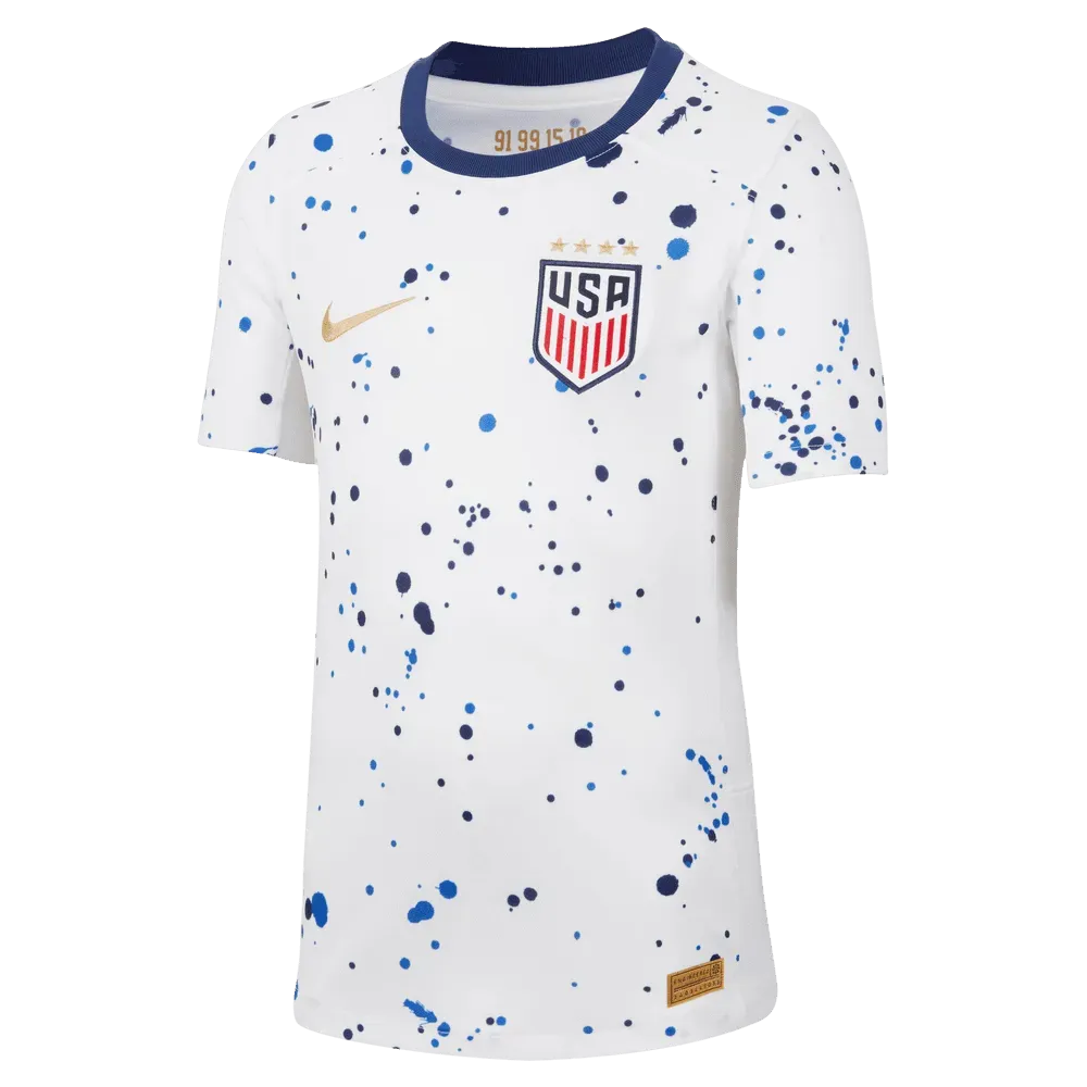 Nike 2023-24 USA Youth 4-Star Home Jersey (Front)