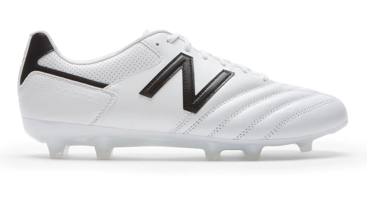 New Balance 442 Team FG 2E Wide - White-Black