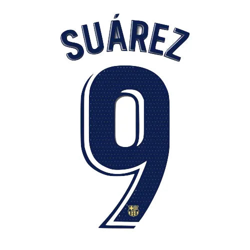 Barcelona Away 2019/20 Suarez #9 Youth Jersey Name Set