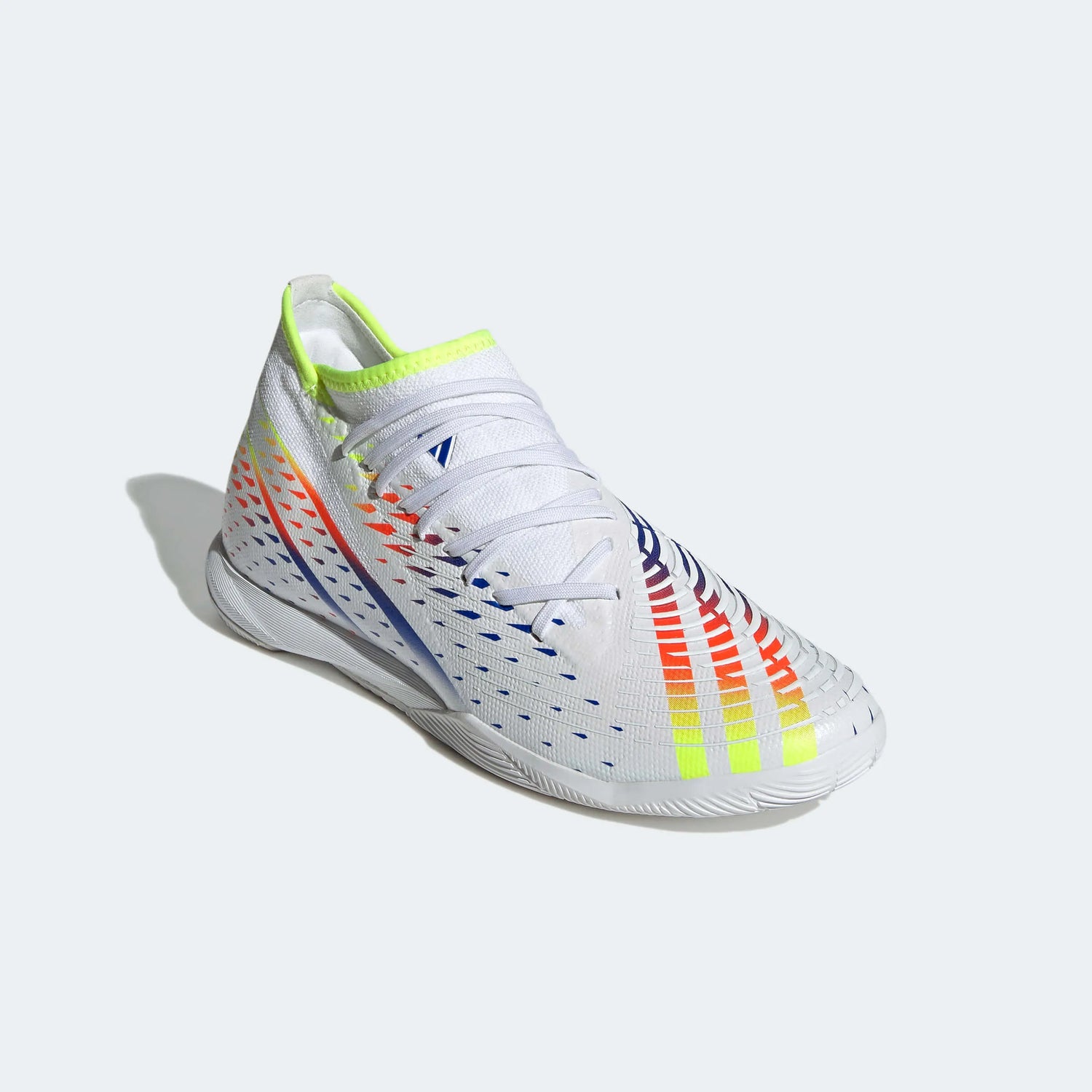 adidas Predator Edge.3 Indoor - White-Yellow-Blue (Diagonal 1)