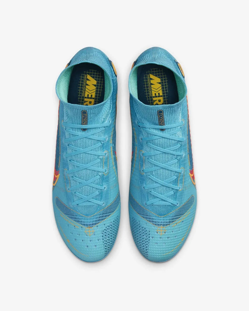 Nike Superfly 8 Elite FG - Chlorine Blue-Laser Orange (Pair - Top)