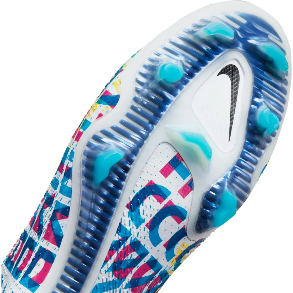 Nike Phantom GT Elite 3D FG - White-Blue-Pink-Yellow (Detail 1)