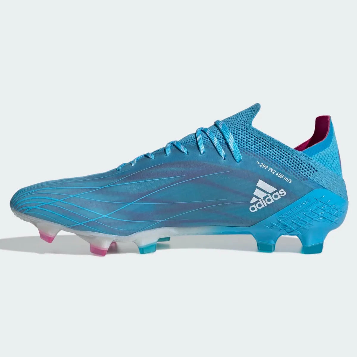 Adidas X Speedflow .1 FG - Sky Rush-Shock Pink (Side 2)