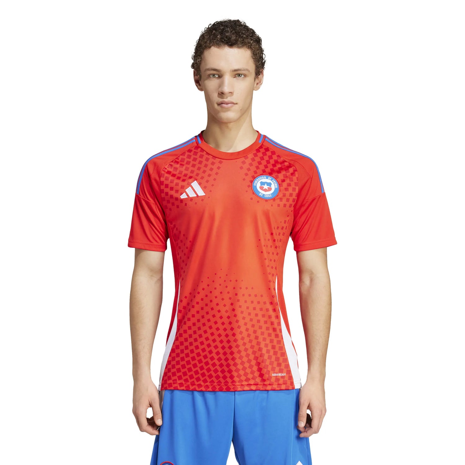 adidas 2024-25 Chile Men's Stadium Home Jersey (Model - Front)