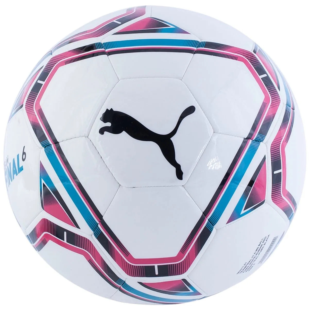 Puma Teamfinal 21.6 MS Ball White-Pink-Blue (Front)