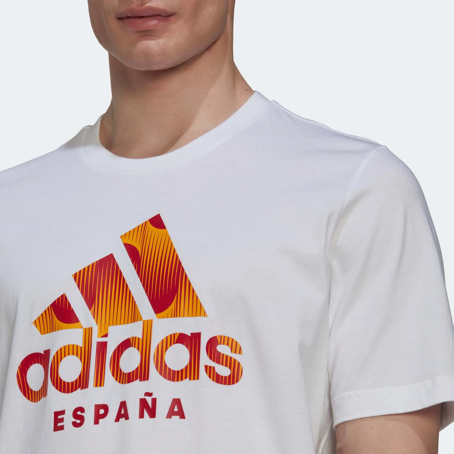 adidas 2022-23 Spain Graphic Tee - White (Detail 1)