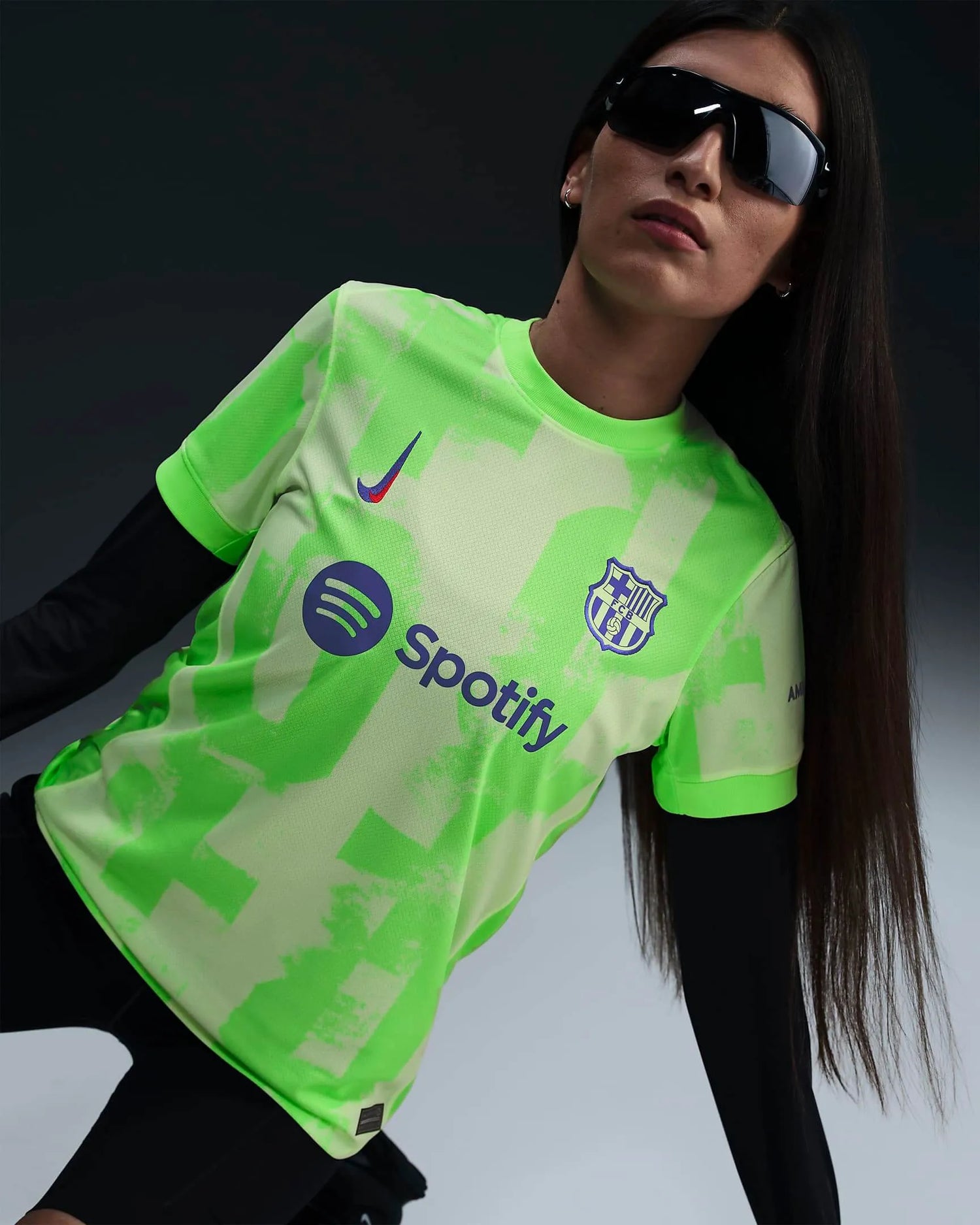 Nike 2024-25 Barcelona Women's Stadium Third Jersey (Detail 1)