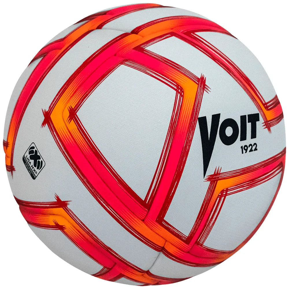 Voit Liga MX Apertura 2022 Pro Match Ball - White-Tracer Red (Side 1)