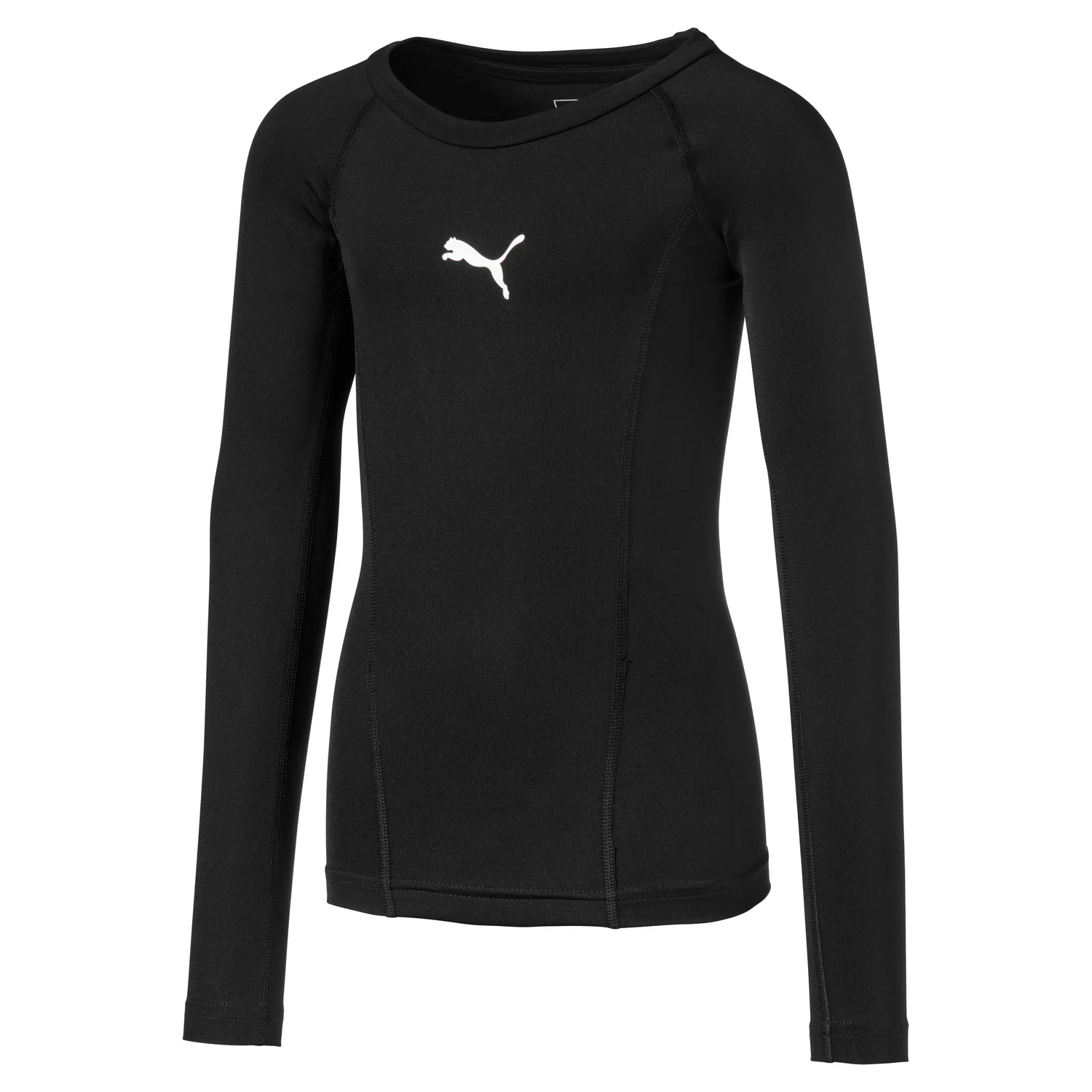 Puma LIGA Baselayer Youth Long Sleeve Tee Puma Black (Front)