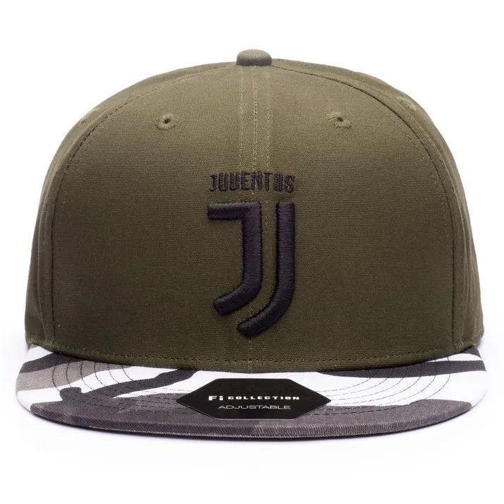 Fan Ink Collection Juventus Camo Snapback - Olive-Camo