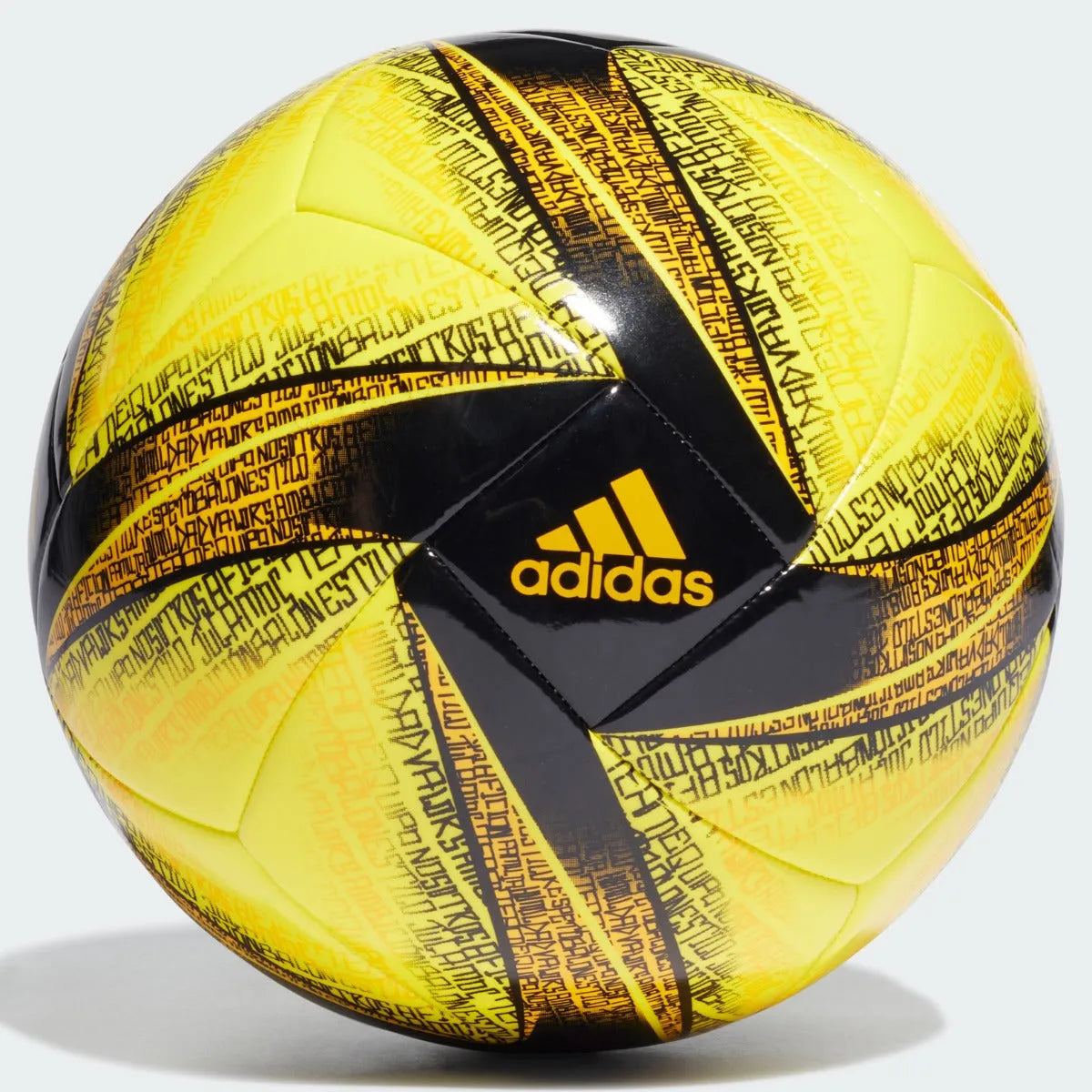 Adidas Messi Club Ball - Yellow-Black (Back)