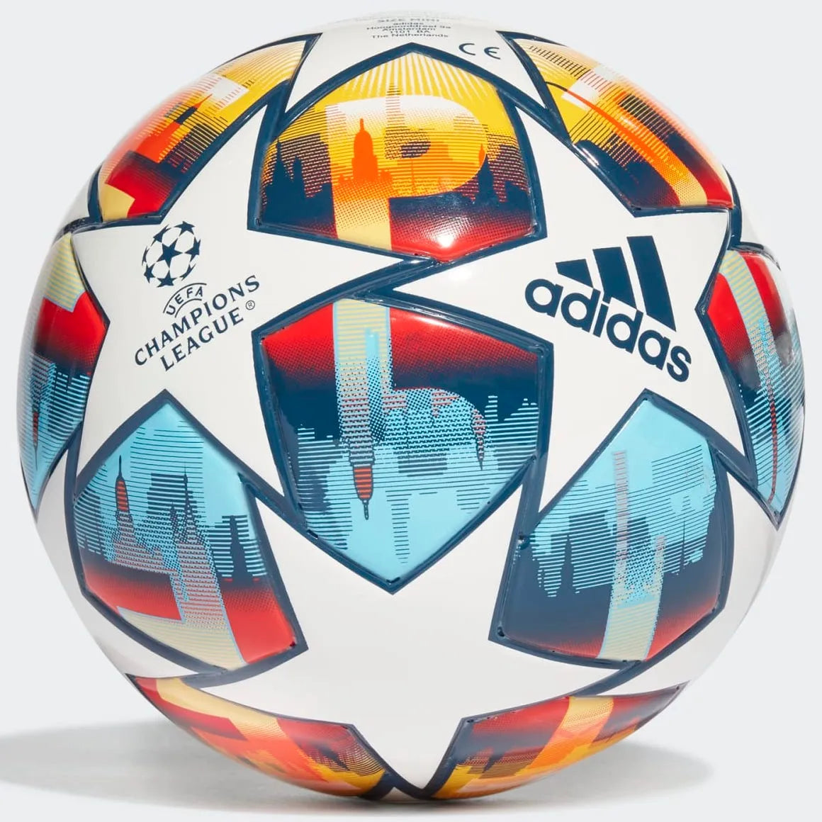 adidas UCL Mini St. Petersburg Soccer Ball - White-Pantone (Front)