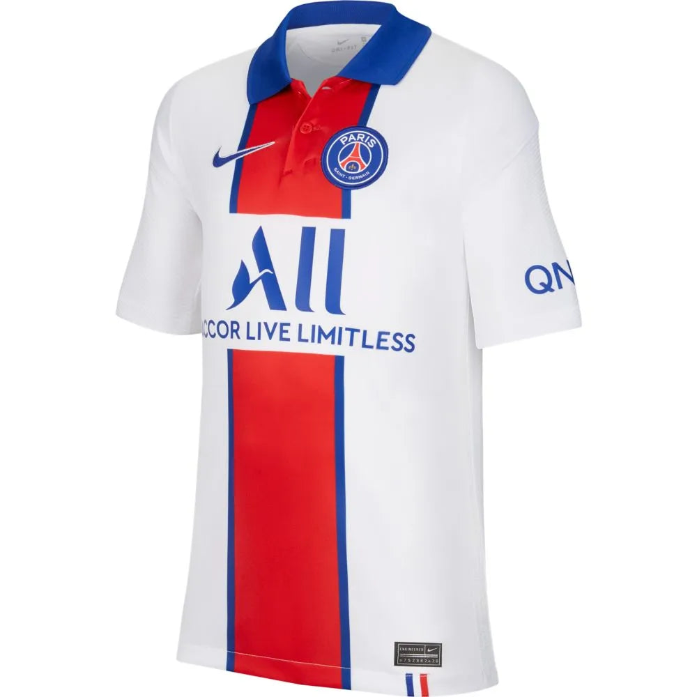 Nike 2020-21 PSG YOUTH Away Jersey - White-Royal-Red