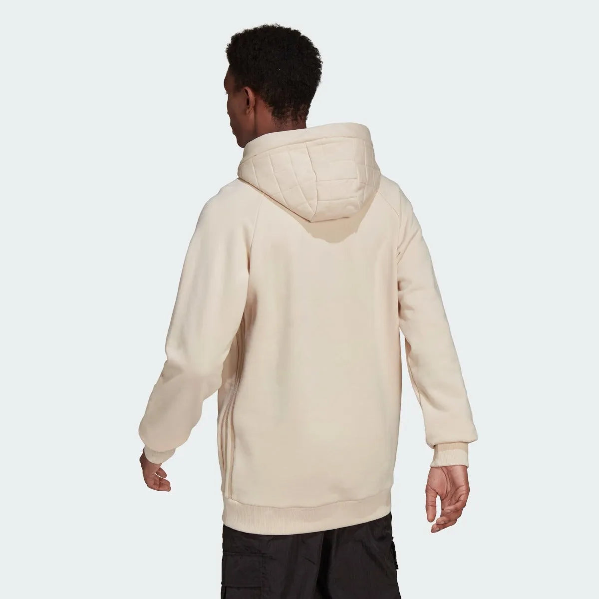 adidas 2022 LAFC Travel Hoody - Linen (Model - Back)