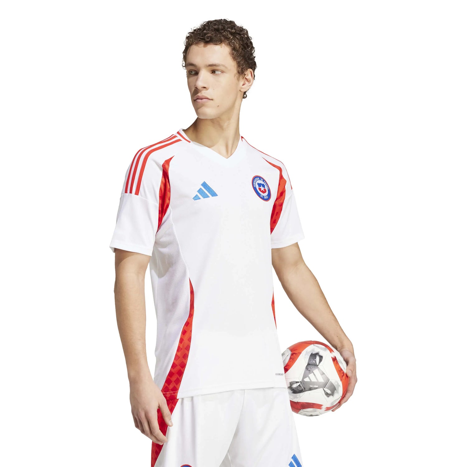 adidas 2024-25 Chile Men's Stadium Away Jersey (Model - Side)