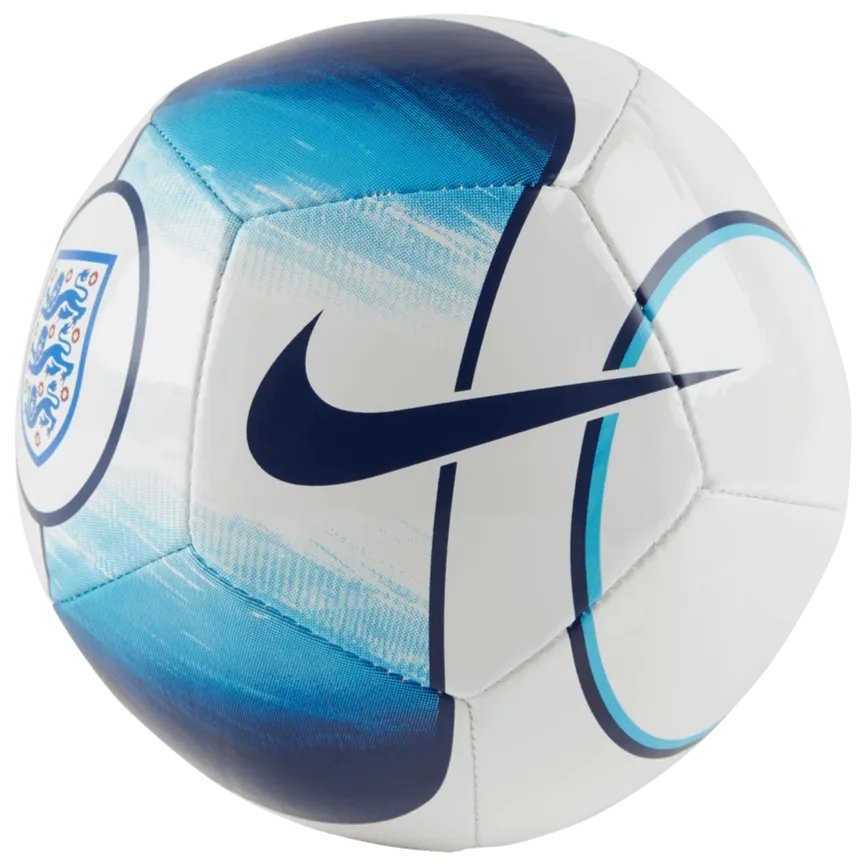 Nike FA22 England Skills Mini Ball White-Blue Flury (Front)