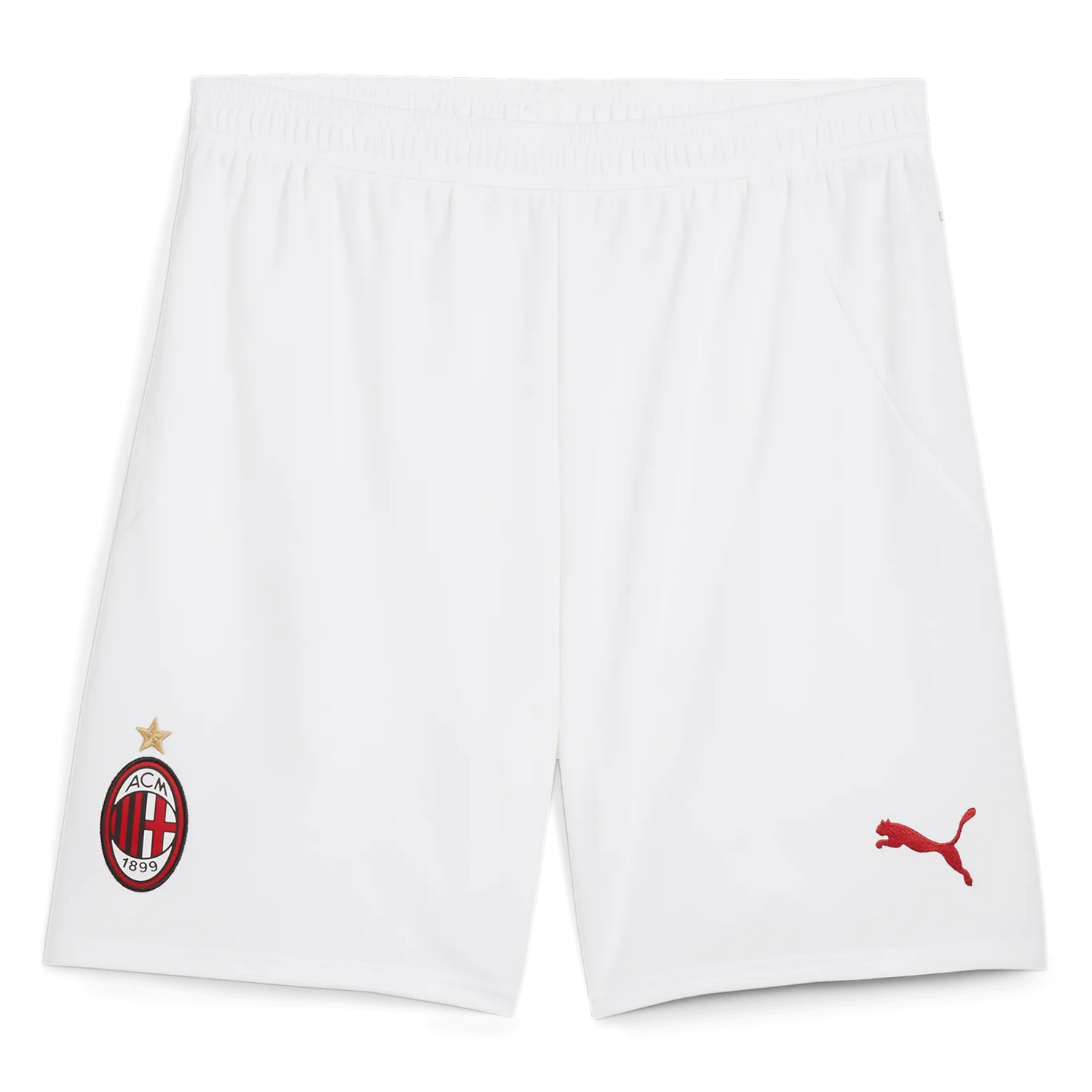 Puma 2024-25 AC Milan Men's Stadium Home Shorts (Front)