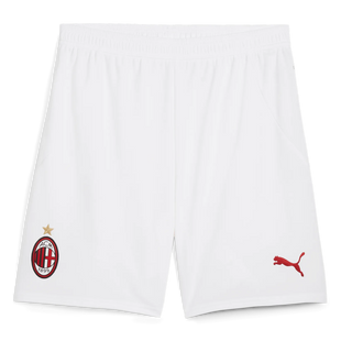 Puma 2024-25 AC Milan Men's Stadium Home Shorts (Front)