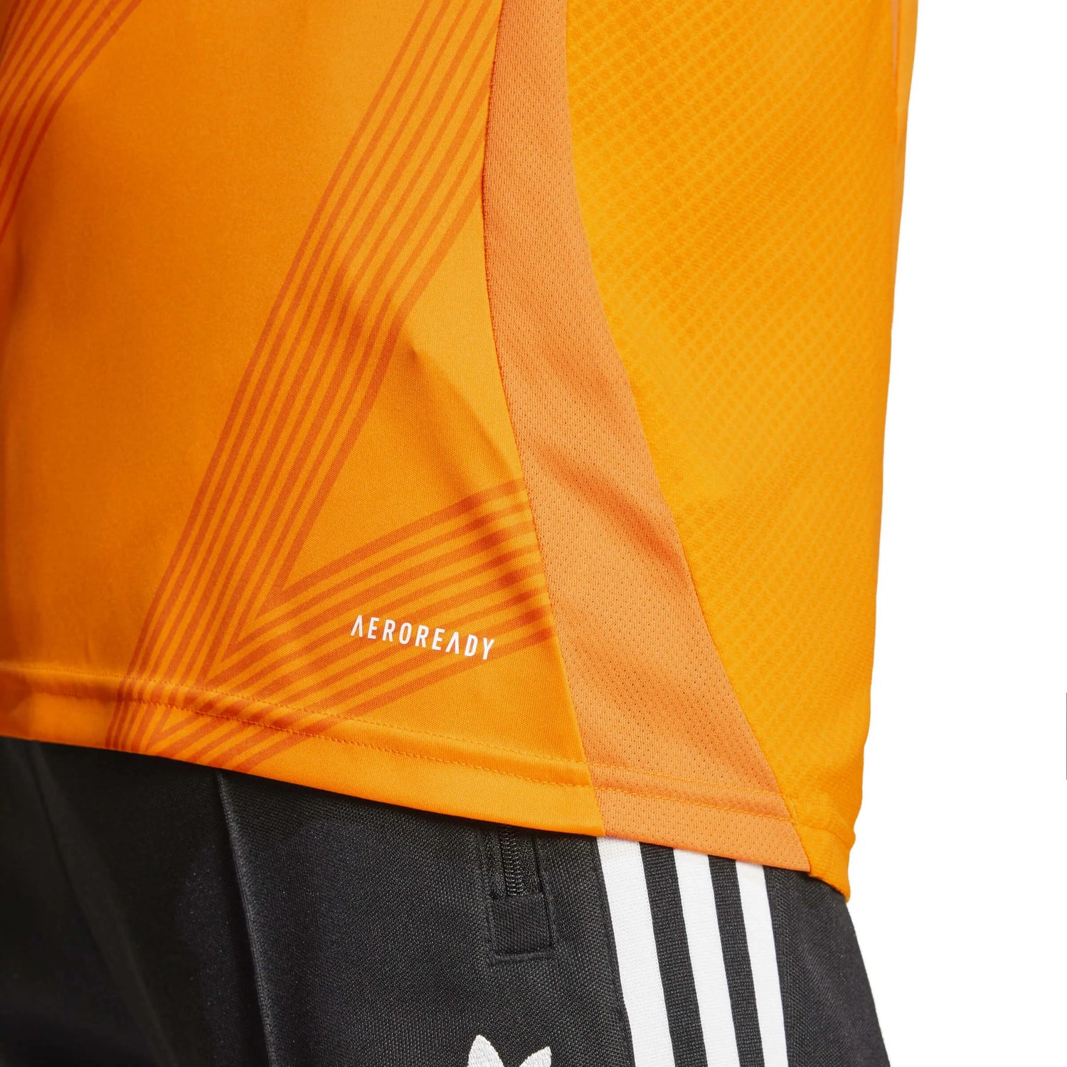 adidas 2024-25 Real Madrid Men's Long-Sleeve Away Jersey Crew Orange (Detail 22