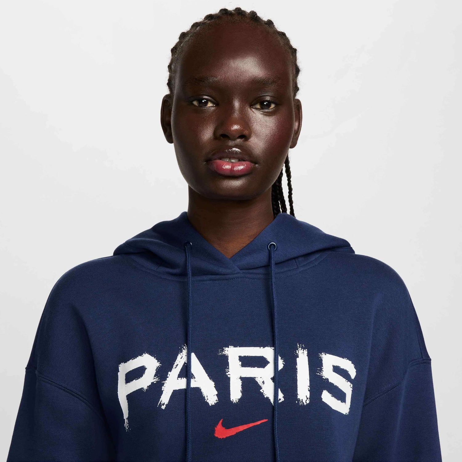 Nike 2024-25 PSG Women's Pullover Hoodie (Detail 1)