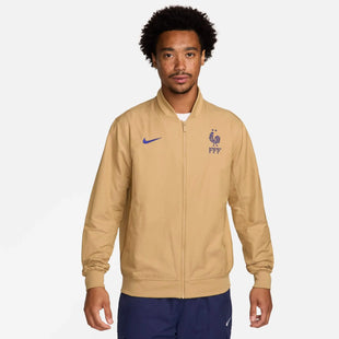 Nike 2024-25 France NSW Woven Bomber Jacket (Model - Front)