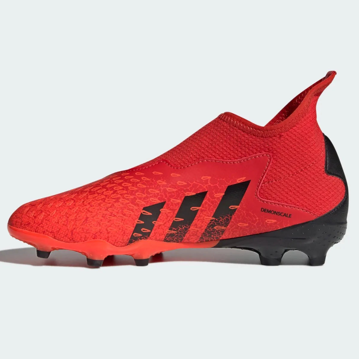 Adidas JR Predator Freak .3 Laceless FG - Red-Black (Side 2)