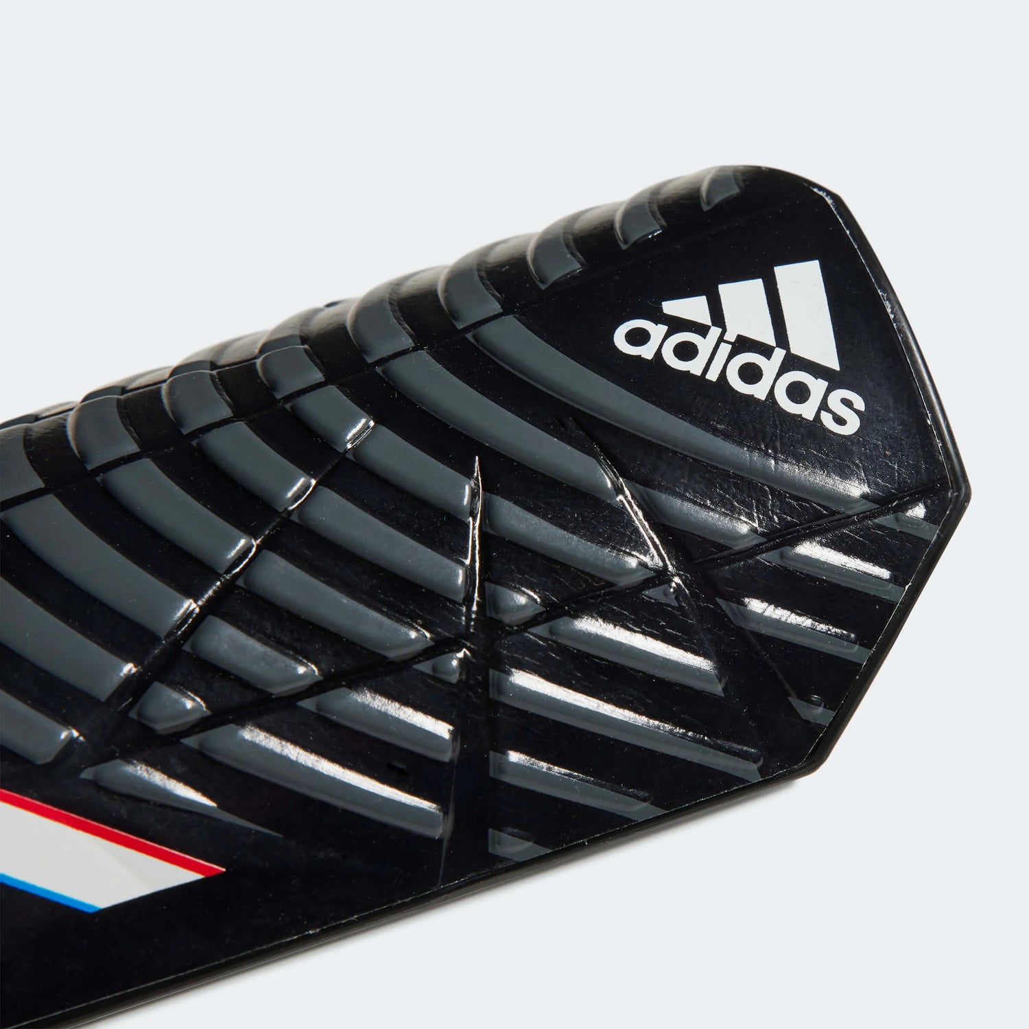 adidas Predator League Shin Guard - Black-White-Red-Blue (Detail 1)