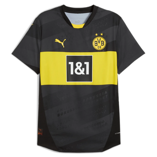 Puma 2024-25 Borussia Dortmund Men's Authentic Away Jersey (Front)