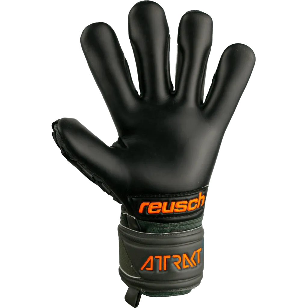 Reusch Attrakt Freegel Gold FS World Cup - Olive Green-Black-Orange (Single - Inner)