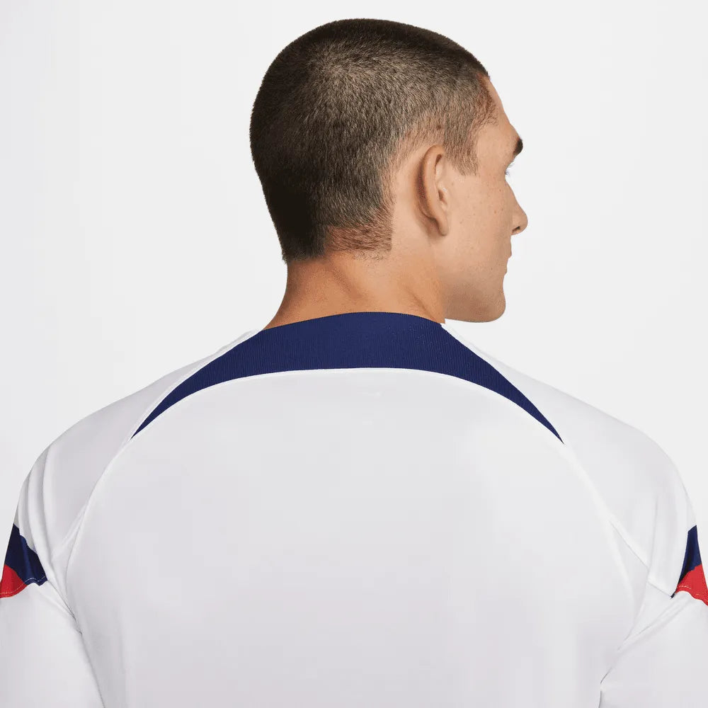 Nike 2022-23 USA Home Jersey White-Loyal Blue (Detail 2)