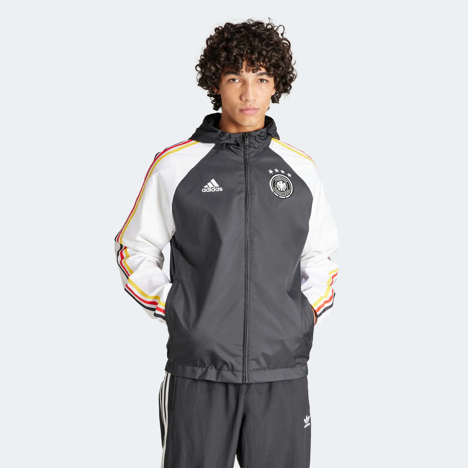 adidas 2023-24 Germany DNA Windbreaker Jacket (Model - Front)