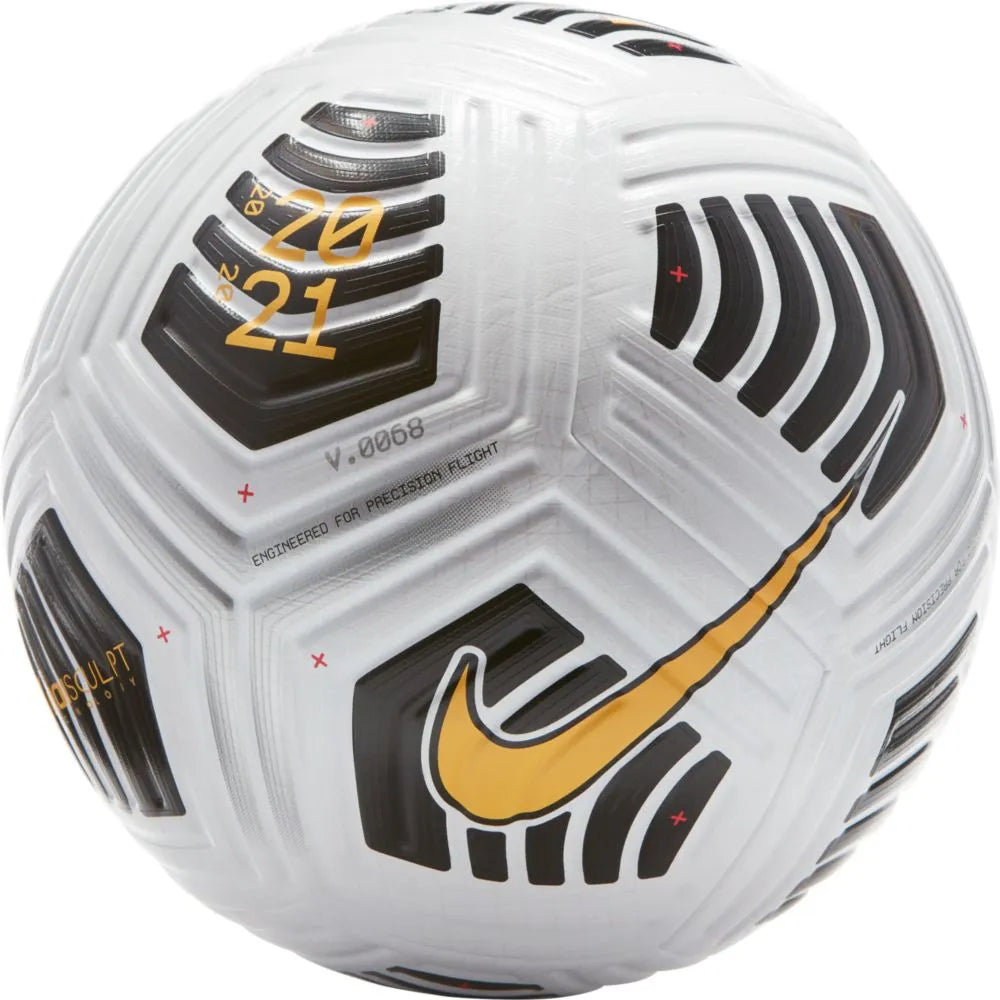 Nike Flight Soccer Ball - White-Black-Laser Orange