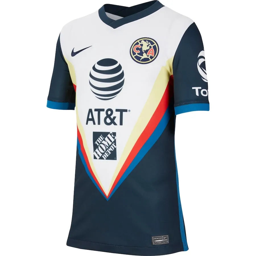 Nike Club America Youth Away Jersey 2020-21 (Navy - White)