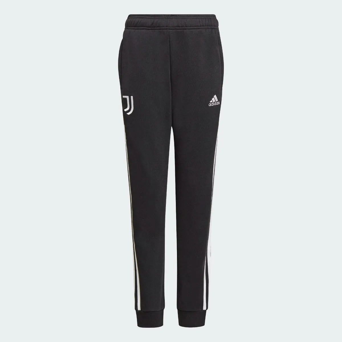 Adidas 2021-22 Juventus Youth Sweatpants - Black-White (Front)