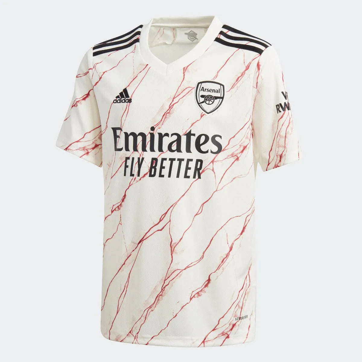 Adidas 2020-21 Arsenal Youth Away Jersey - White-Red