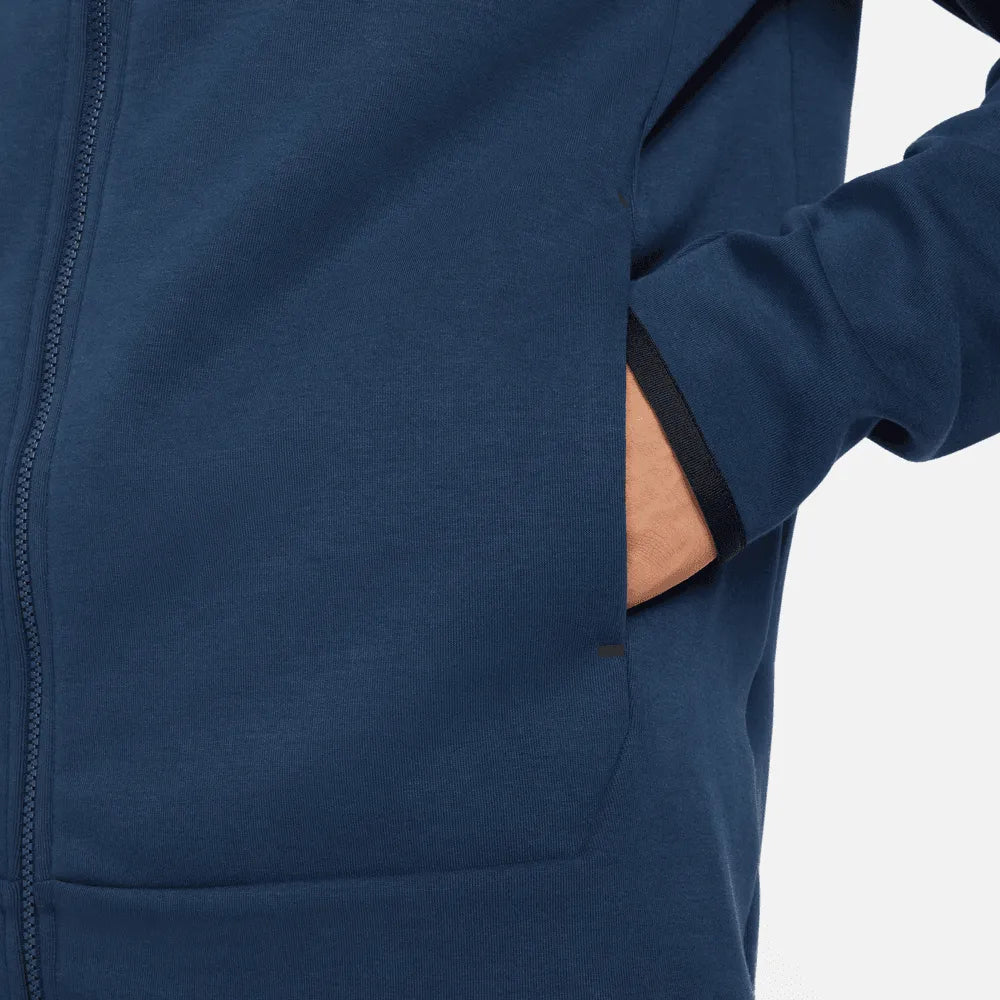 Nike 2022-23 France Full-Zip Tech Fleece Hoodie (Detail 3)