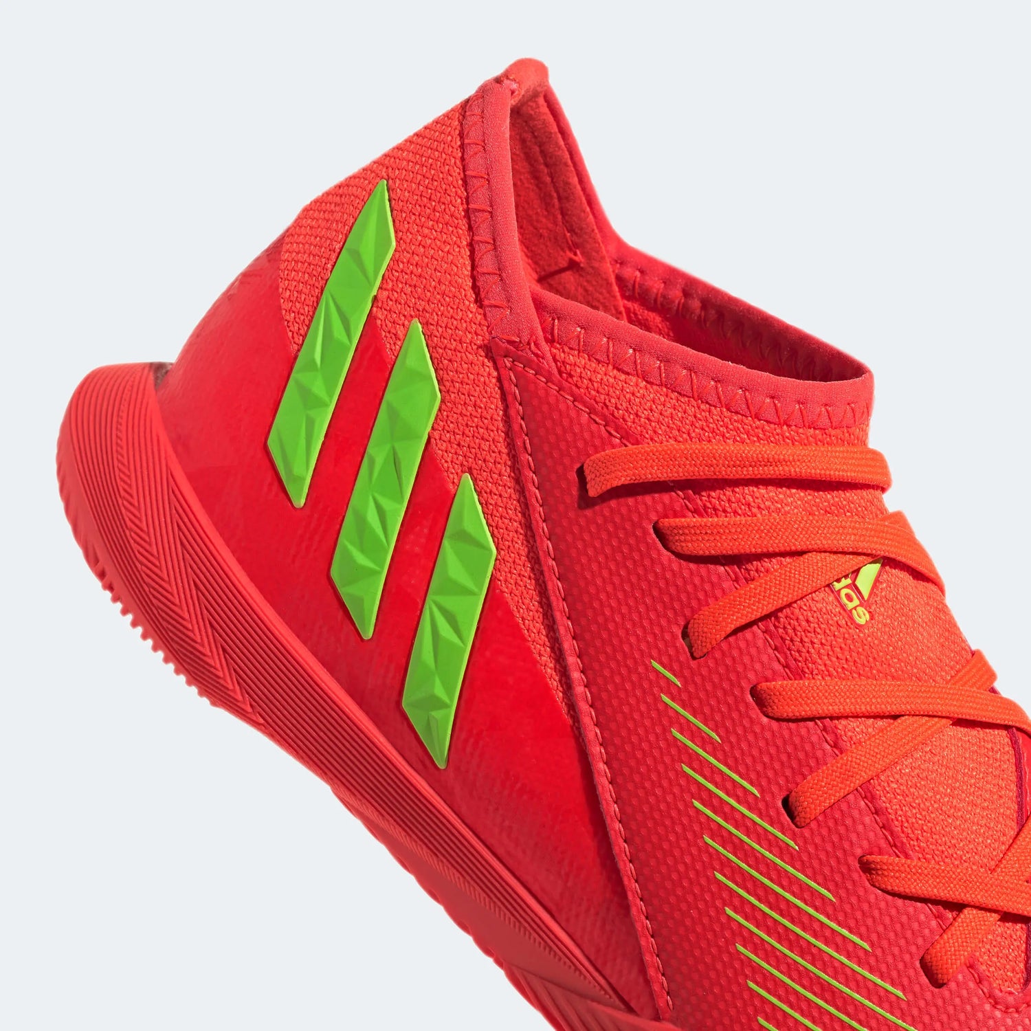 adidas JR Predator Edge .3 Indoor - Solar Red-Solar Green (Detail 2)