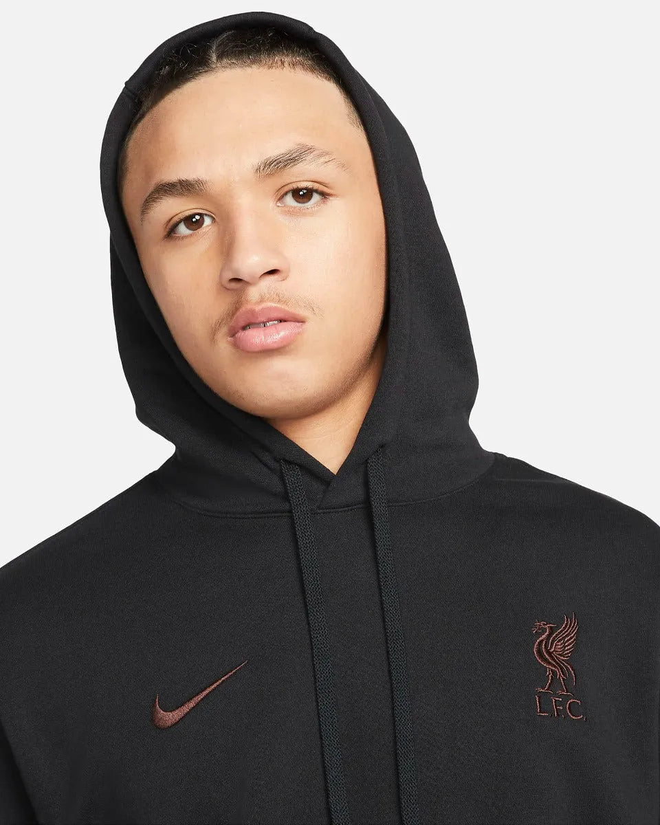 Nike 2022 Liverpool NSW Club  Hoodie - Black-Mystic Stone (Detail 1)