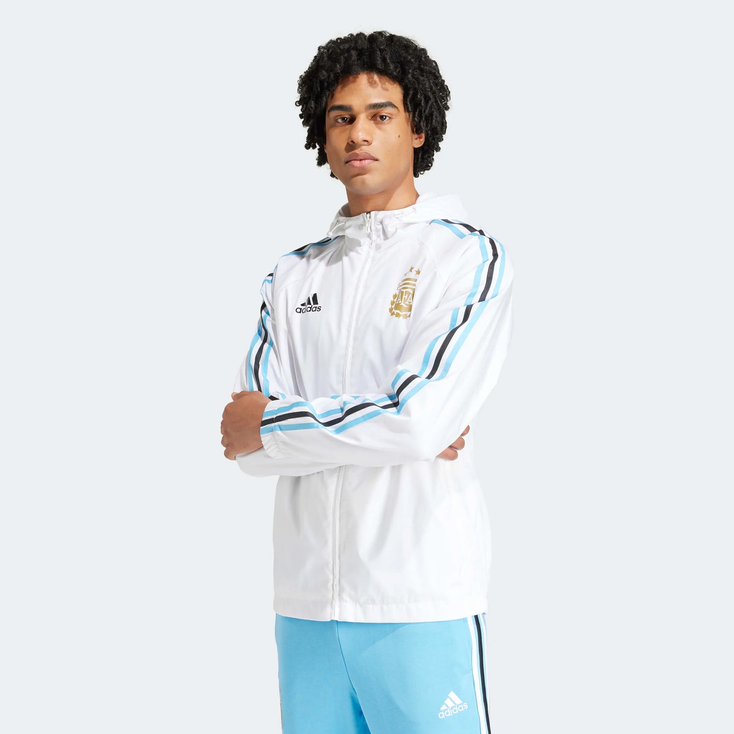 adidas 2024-25 Argentina Men's DNA Windbreaker (Model - Front)