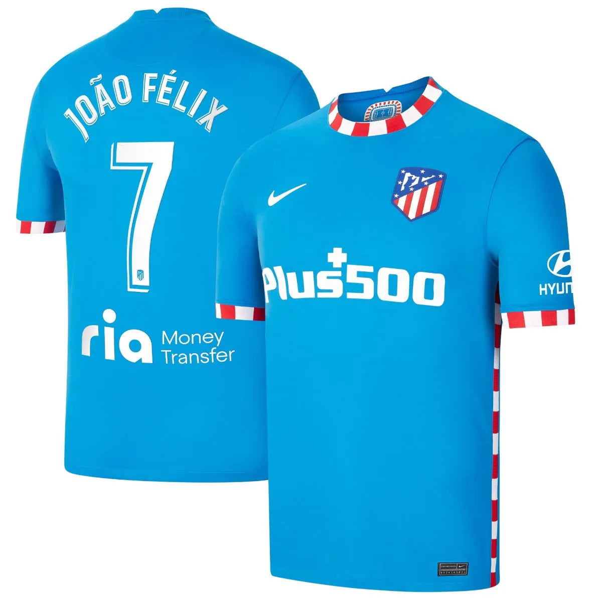 Nike 2021-22 Atletico Madrid Third Jersey - Blue