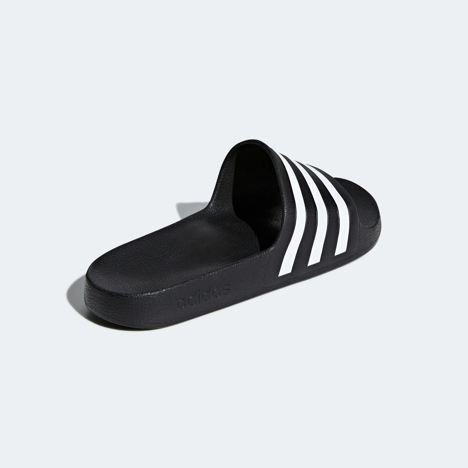 adidas Adilette Aqua - Black - White (Back Lateral)