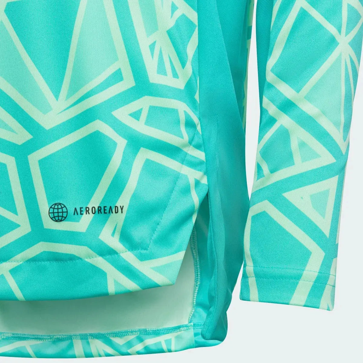 adidas Condivo 22 Youth Goalkeeper Long Sleeve Jersey - Mint Rush (Detail 3)