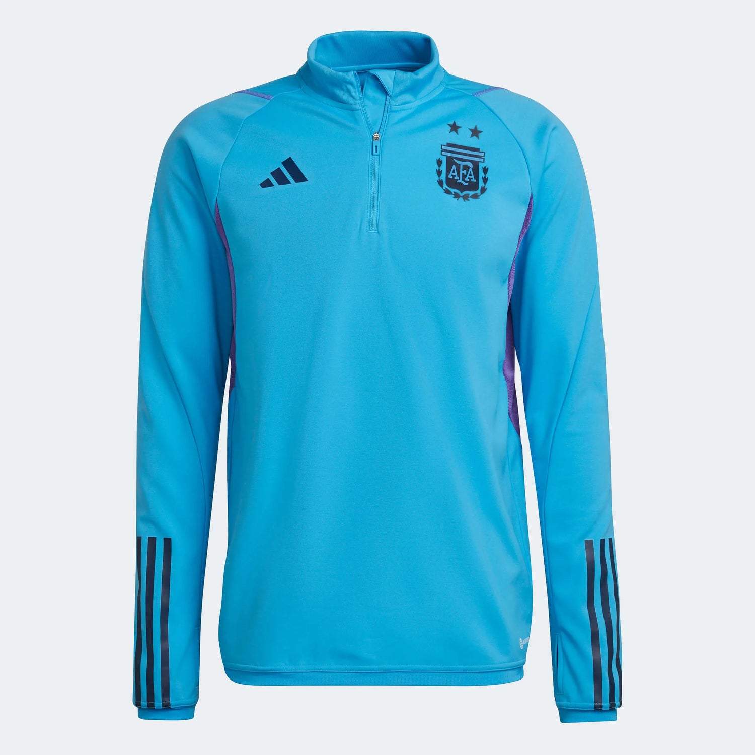 adidas 2022-23 Argentina Training Top - Pulse Blue (Front)