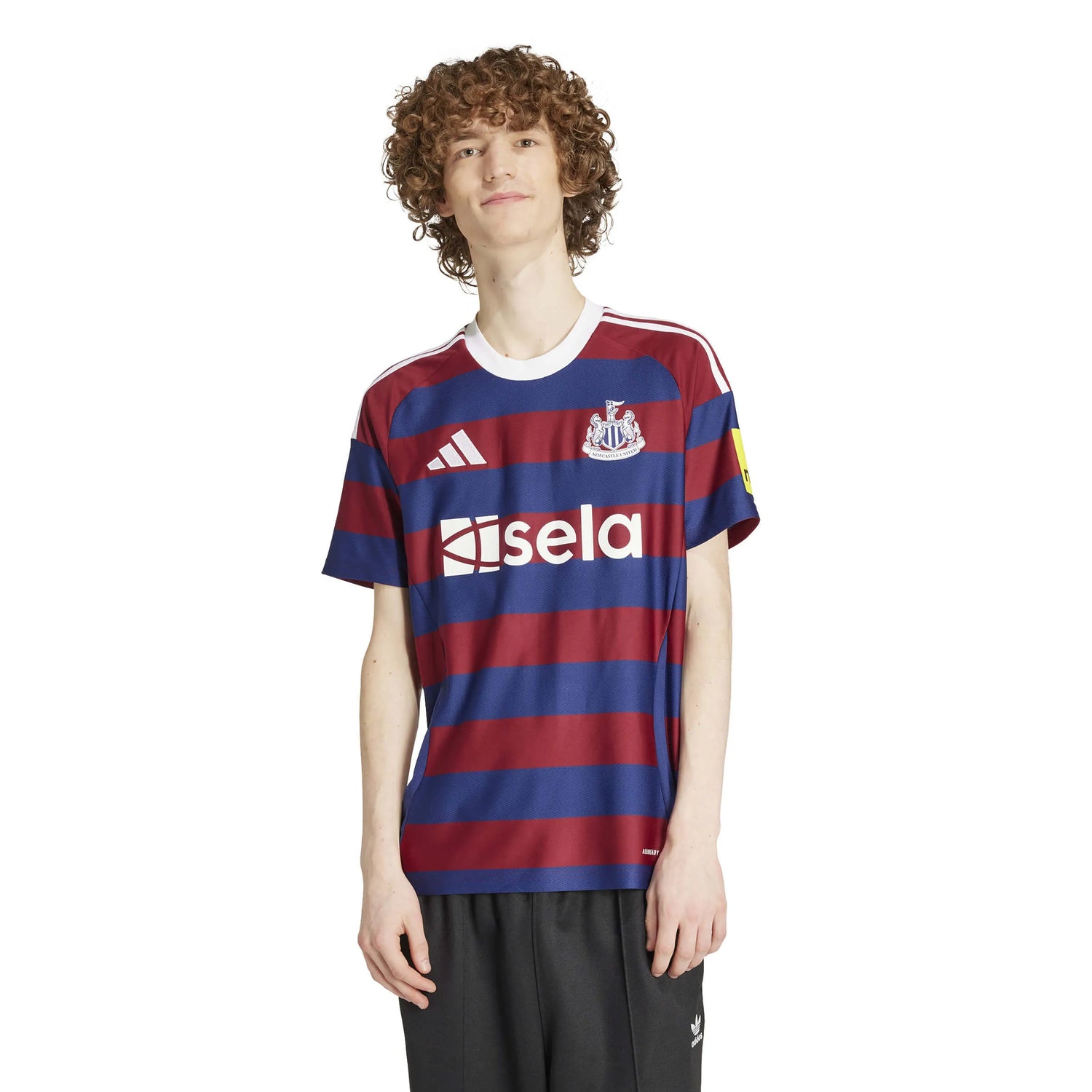 adidas 2024-25 Newcastle Men's Stadium Away Jersey (Model - Front)