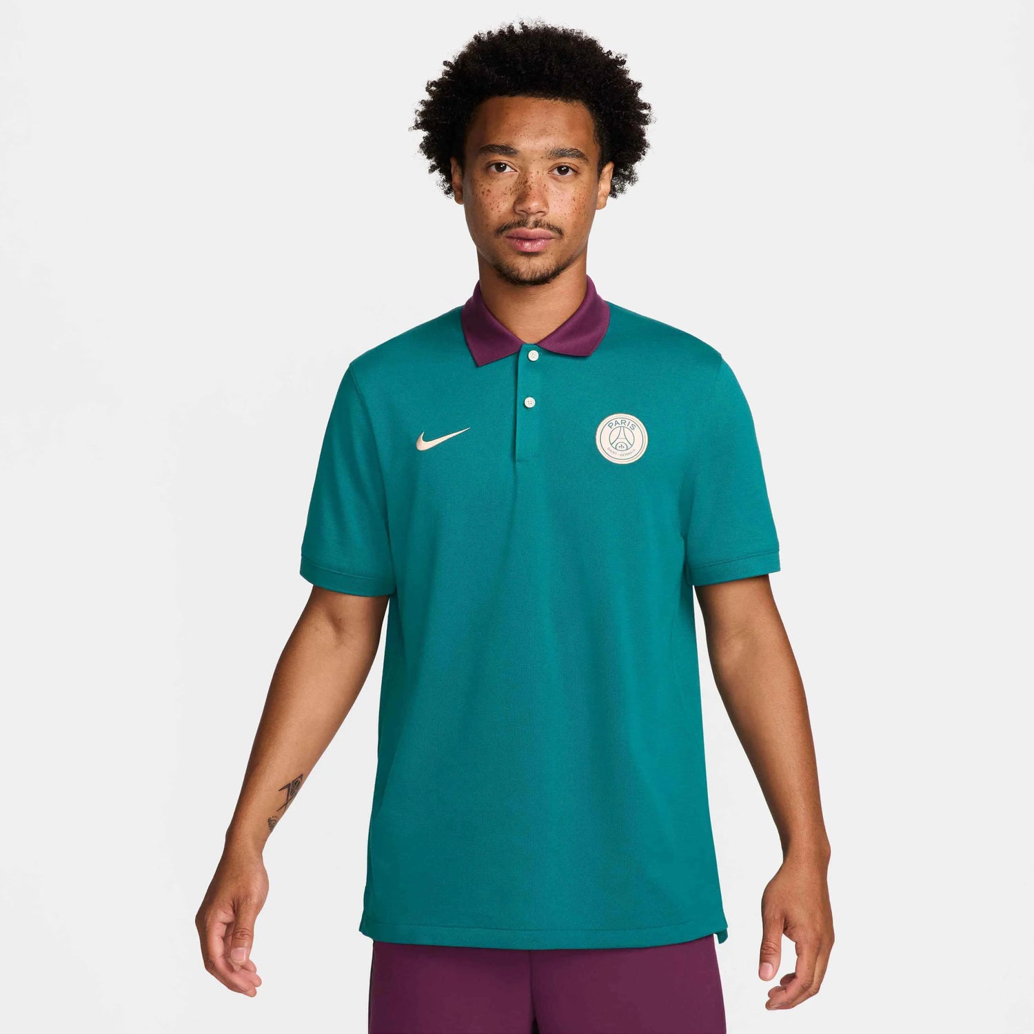 Men s Nike Teal Paris Saint Germain 2024 25 Performance 2.0 Polo Size Small