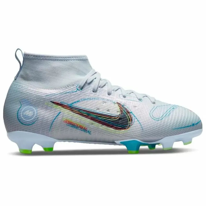 Nike JR Superfly 8 Pro FG - Grey-Blue (Side 2)